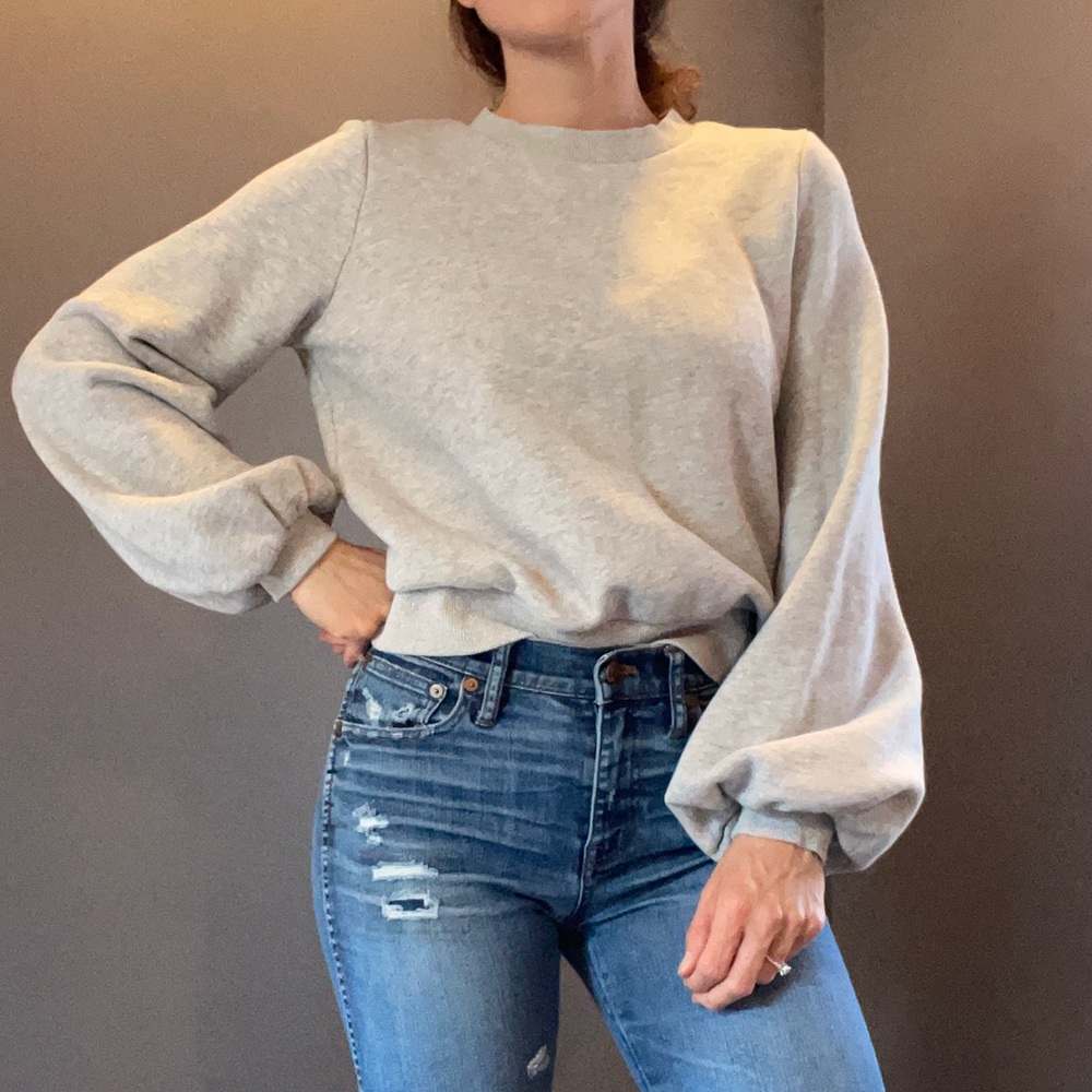 A New Day balloon sleeve sweatshirt